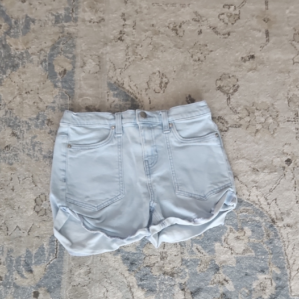 Celebrity Pink Light Blue Jean Shorts